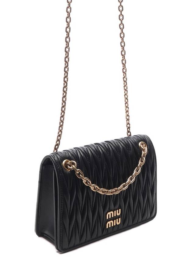 Materasse Nappa Leather Mini Bag Black - MIU MIU - BALAAN 4