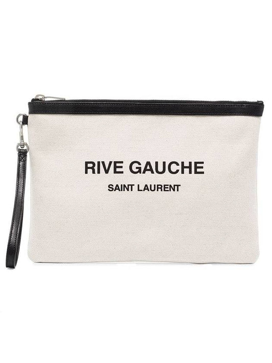 Rive Goshi Zipper Strap Clutch Bag - SAINT LAURENT - BALAAN 1