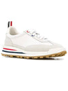 Fine Kid Suede Tech Runner White - THOM BROWNE - BALAAN 4