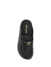 Triangle Logo Leather Mule Black - PRADA - BALAAN 5