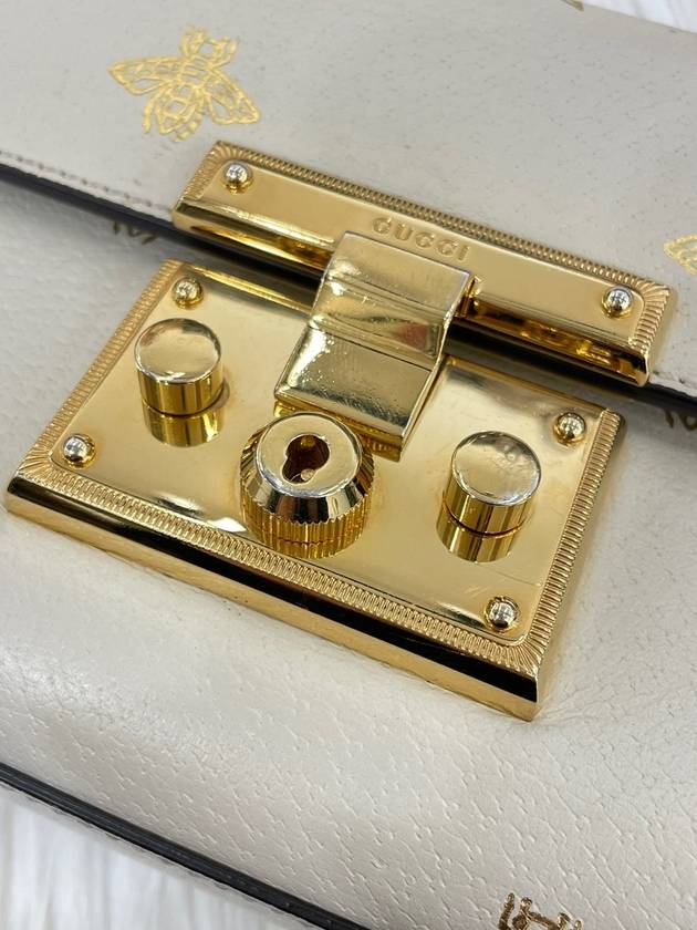 Women s Padlock Chain Cross Bag White 432182 Condition A - GUCCI - BALAAN 7