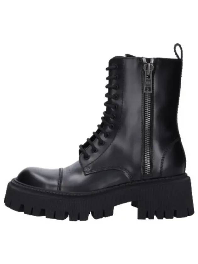 Tractor lace up zipper boots black - BALENCIAGA - BALAAN 1