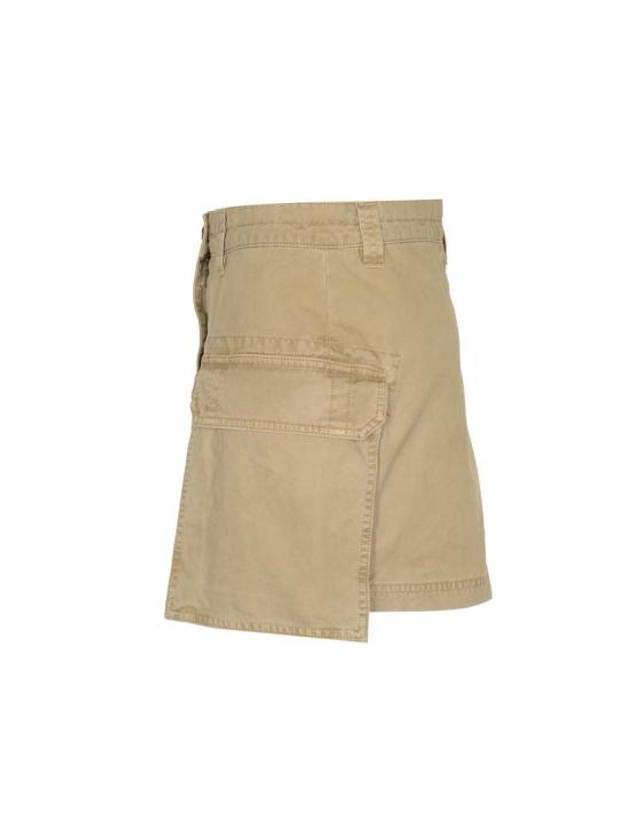 Colored Cargo A-Line Skirt Khaki - GOLDEN GOOSE - BALAAN 4