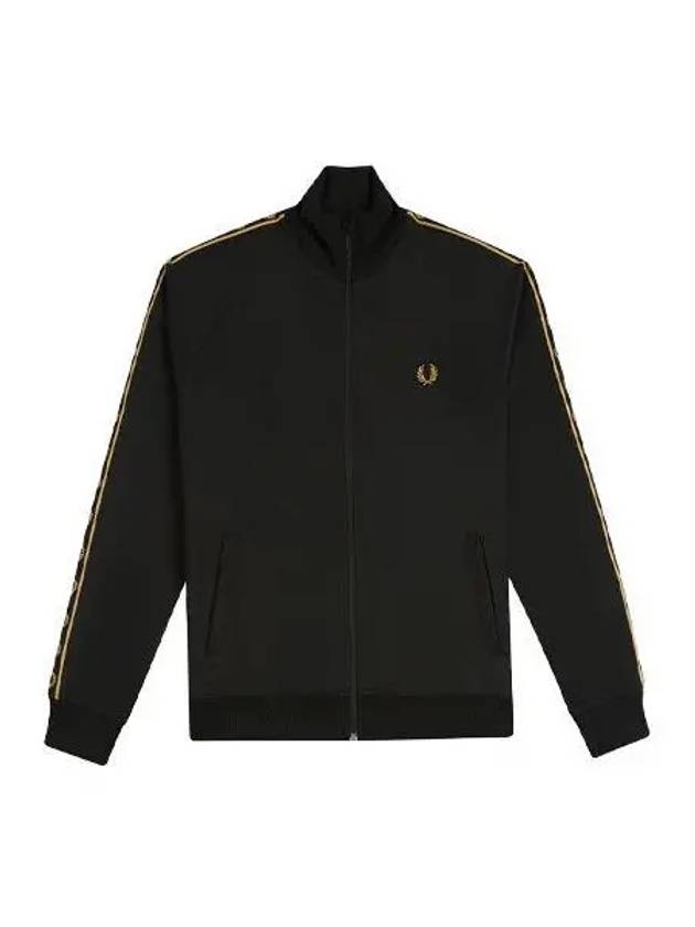 Jacket Essential Tape Track Black - FRED PERRY - BALAAN 1