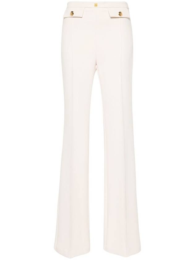 logo-plaque flared trousers - ELISABETTA FRANCHI - BALAAN 1