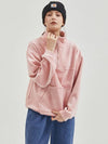 Velvet High Neck Zip up MTM Pink - MANAVIS7 - BALAAN 3