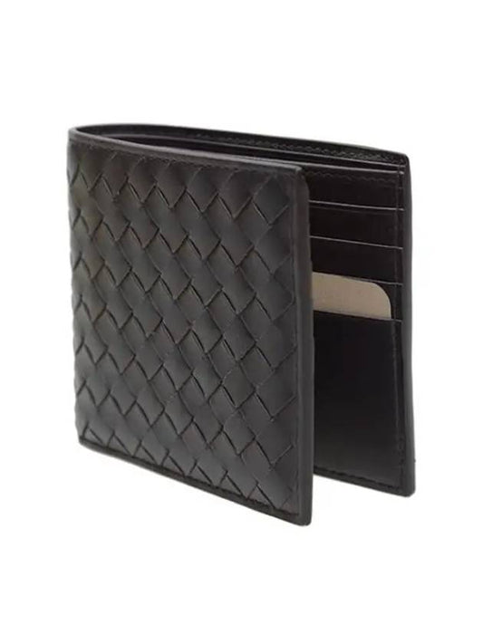 Intrecciato Weaving Half Wallet Espresso - BOTTEGA VENETA - BALAAN 2