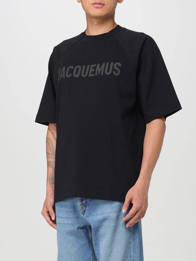 T-shirt di cotone Jacquemus con logo - JACQUEMUS - BALAAN 4