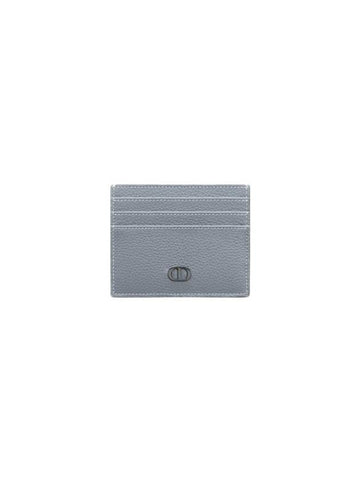 CD Icon Grained Calfskin Card Wallet Grey - DIOR - BALAAN 1