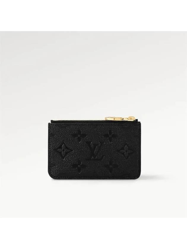 Romy Monogram Leather Card Wallet Black - LOUIS VUITTON - BALAAN 7