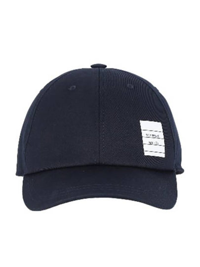 Classic Logo Patch Ball Cap Navy - THOM BROWNE - BALAAN 2