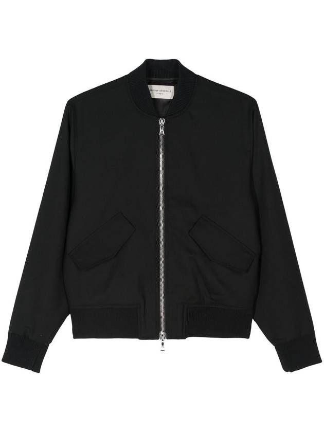 Officine Générale Kenna Bomber Itl Fresco Wool Clothing - OFFICINE GENERALE - BALAAN 1