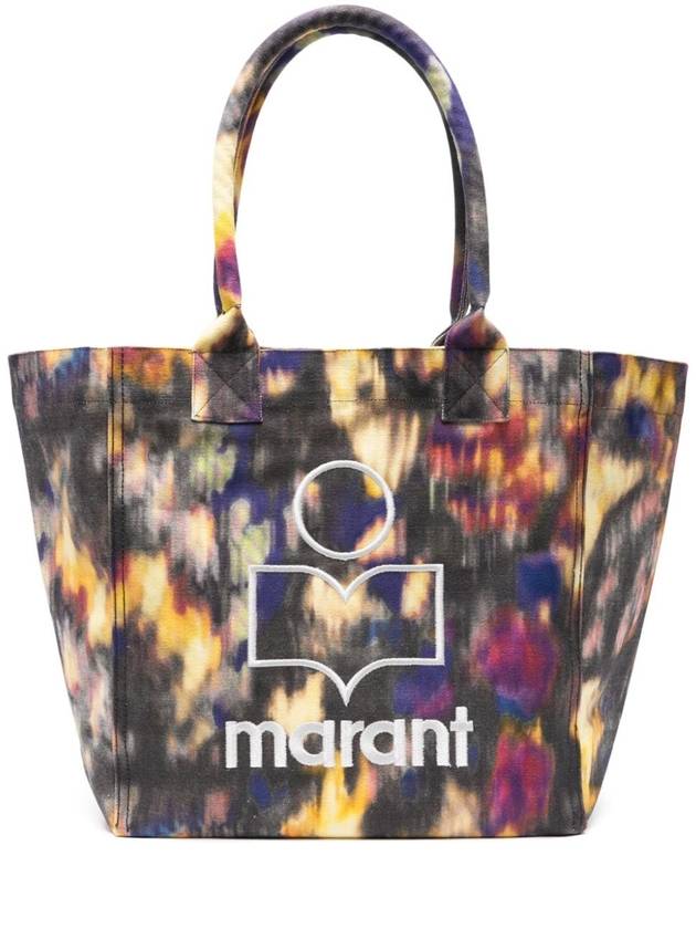 Yenky Logo Print Small Tote Bag Ocher Black - ISABEL MARANT - BALAAN 2