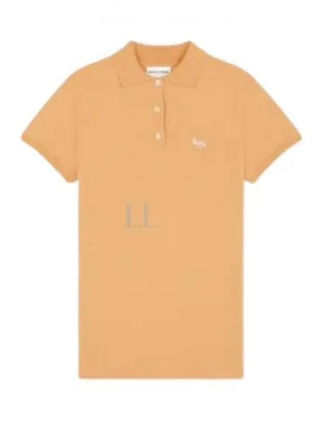 Baby Fox Patch Regular Polo Shirt Orange - MAISON KITSUNE - BALAAN 2