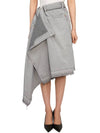 2306816 301 Women s Denim Skirt - SACAI - BALAAN 3