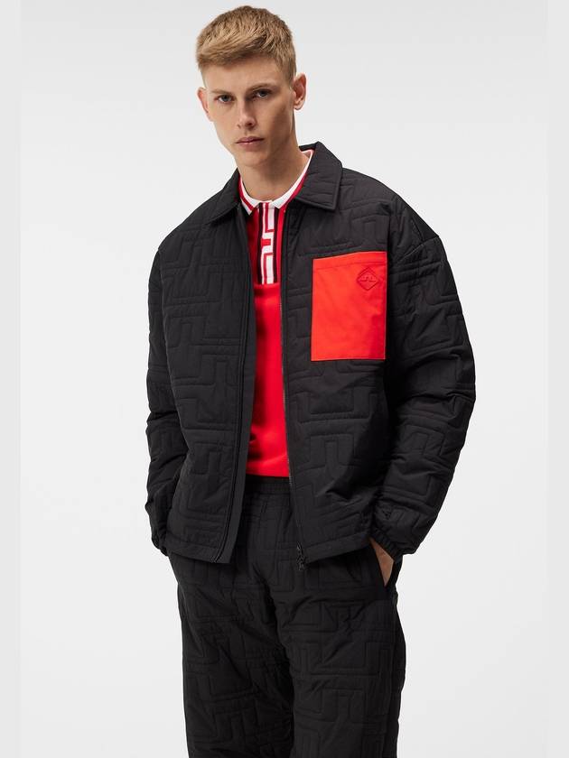 Kim Quilt Zip-Up Jacket Black - J.LINDEBERG - BALAAN 4