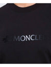 8C00003 89A17 999 Black Women Short Sleeve - MONCLER - BALAAN 3