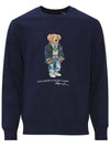 Bear Print Cotton Sweatshirt Navy - POLO RALPH LAUREN - BALAAN 2