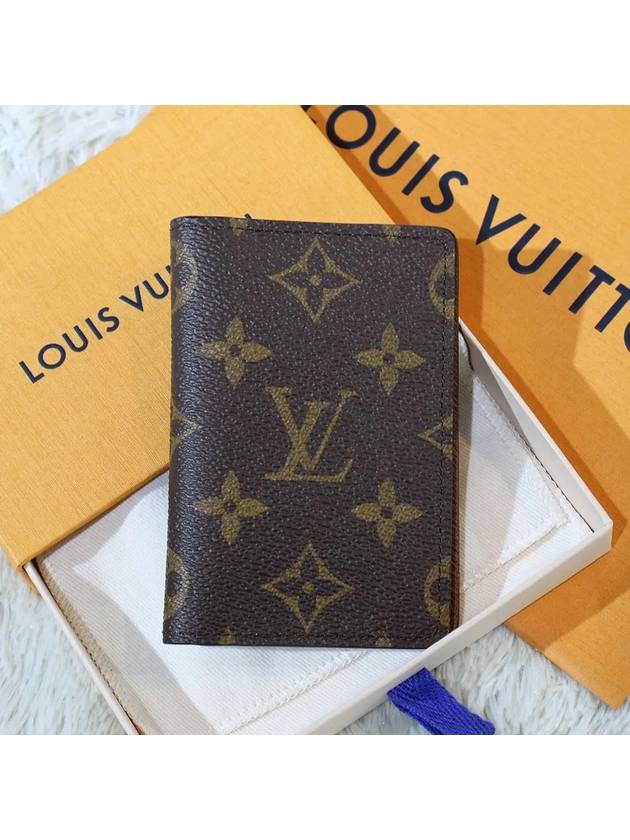 Pocket Organizer Monogram Card Wallet Brown - LOUIS VUITTON - BALAAN 2