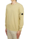 Light Fleece Sweatshirt Beige - CP COMPANY - BALAAN 3