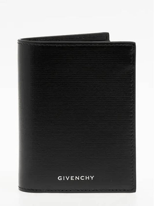 6CC logo bifold wallet black - GIVENCHY - BALAAN 2