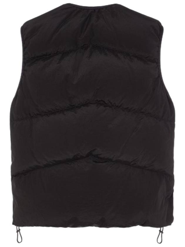 Econyl Reversible Compass Logo Vest Black - STONE ISLAND - BALAAN 3