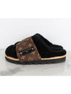 Pillow Flat Comfort Mule Shearling Slippers 37 240 - LOUIS VUITTON - BALAAN 5