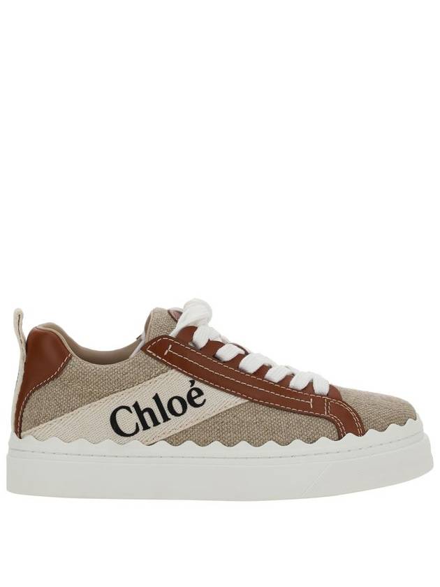 Lauren Leather Converse Low Top Sneakers Brown - CHLOE - BALAAN 2