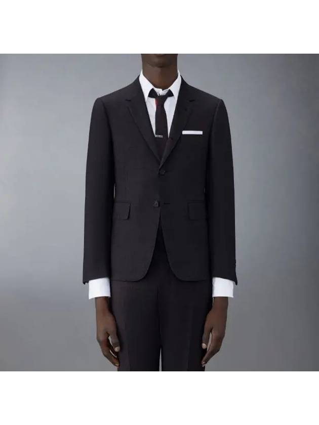 Men's Signature Classic Wool Suit Black - THOM BROWNE - BALAAN 2