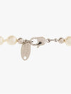 Mini Bas Relief Pearl Necklace Platinum Cream Pearl Crystal - VIVIENNE WESTWOOD - BALAAN 4