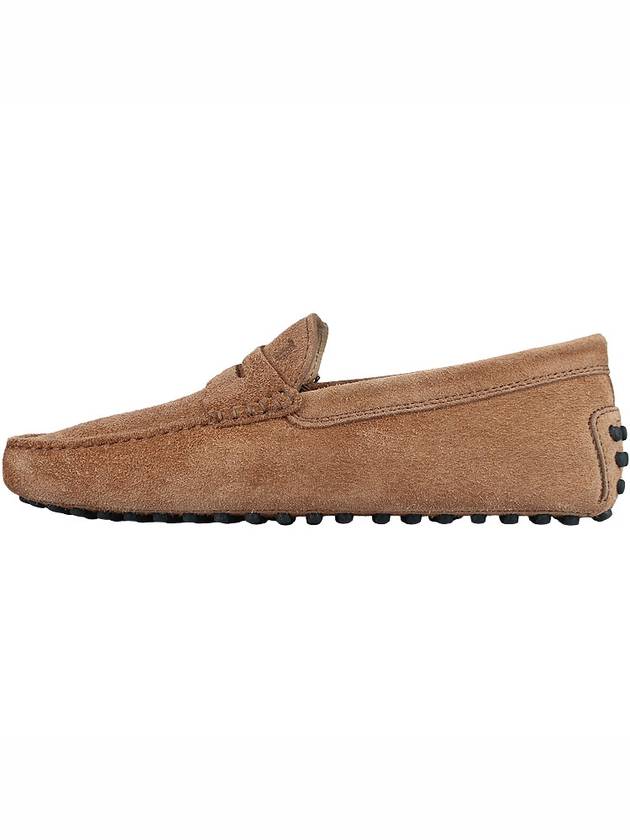 Suede Gommino Driving Shoes Brown - TOD'S - BALAAN 4