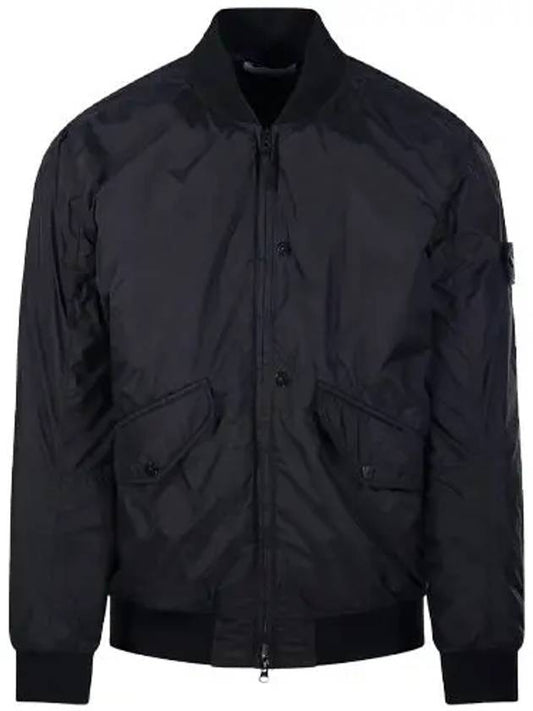 Wappen Patch Garment Crinkle Wraps Jacket Black Men s 811540923 V0029 - STONE ISLAND - BALAAN 1