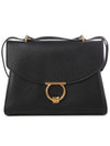 Margot Gancini Shoulder Bag Black - SALVATORE FERRAGAMO - BALAAN 1