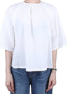 Weekend 24SS Women's Crespo Blouse White CRESPO 004 - MAX MARA - BALAAN 2