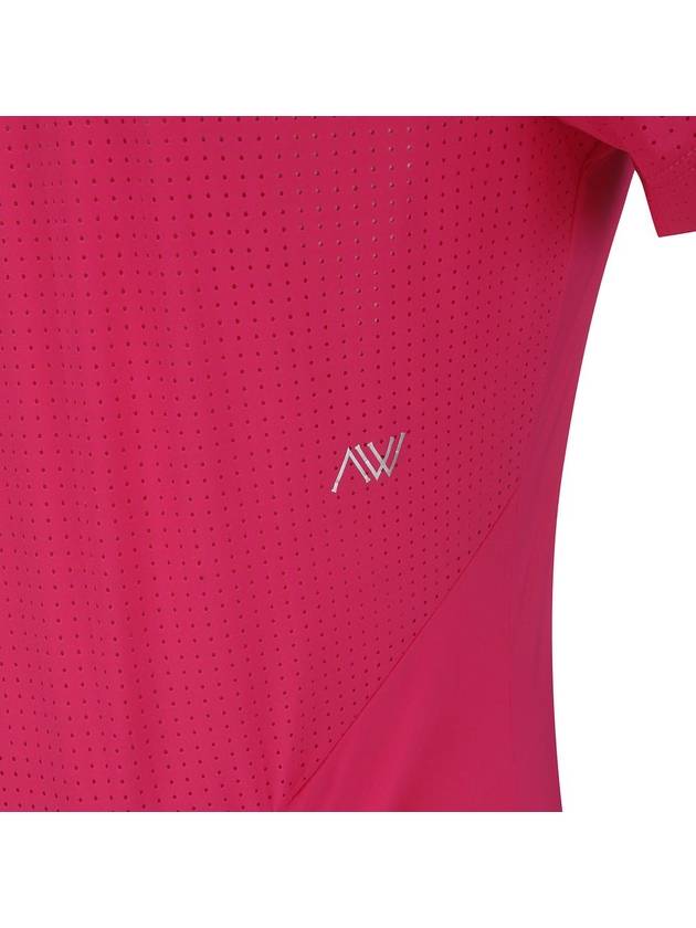 High Neck Mesh Back Short Sleeve T-ShirtHP - ANEWGOLF - BALAAN 7