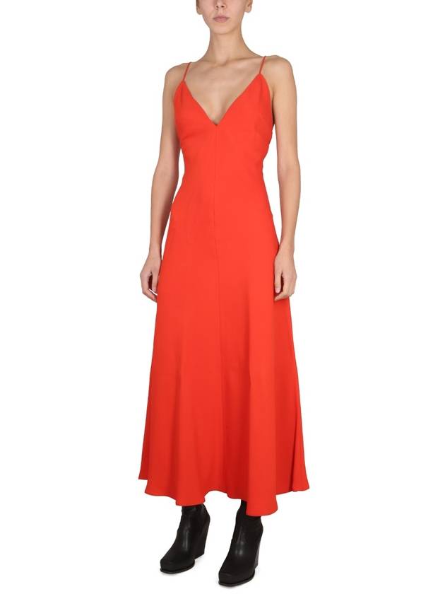 MAXI V-NECK DRESS - STELLA MCCARTNEY - BALAAN 3