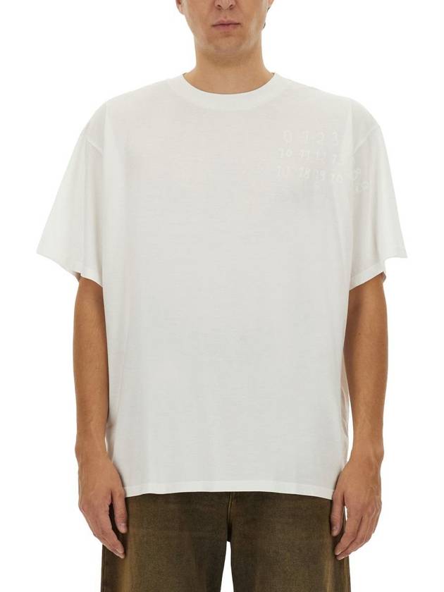 Mm6 Maison Margiela T-Shirt With Print - MAISON MARGIELA - BALAAN 1