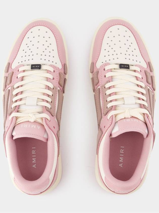 Skel Top Low Sneakers - Amiri - Leather - Pink - AMIRI - BALAAN 4