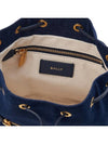 Women s Denim Logo Print Mini Bucket Bag BAR I5G6O - BALLY - BALAAN 9