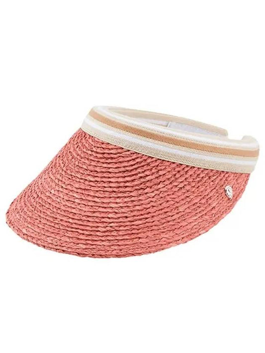 Hat HAT50265 PONUS Bianca Natural Logo Visor Women s Sun Cap - HELEN KAMINSKI - BALAAN 2