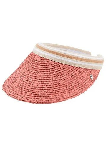 Hat HAT50265 PONUS Bianca Natural Logo Visor Women s Sun Cap - HELEN KAMINSKI - BALAAN 1