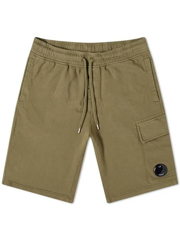 Lens Wappen Pocket Training Shorts Khaki - CP COMPANY - BALAAN 1