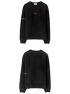 Reverse Logo Sweatshirt Black - ACNE STUDIOS - BALAAN 5