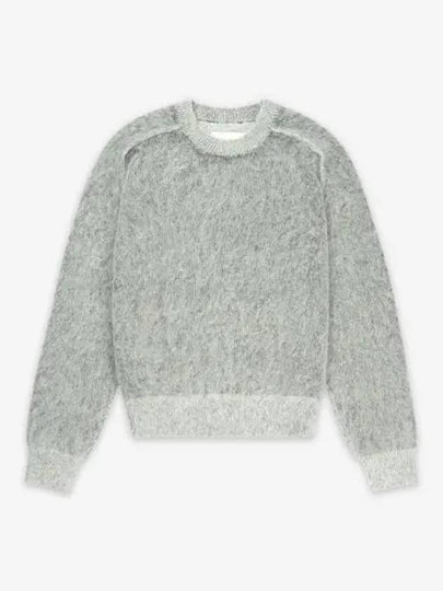 Brushed Mouline Knit Top Grey - JIL SANDER - BALAAN 2