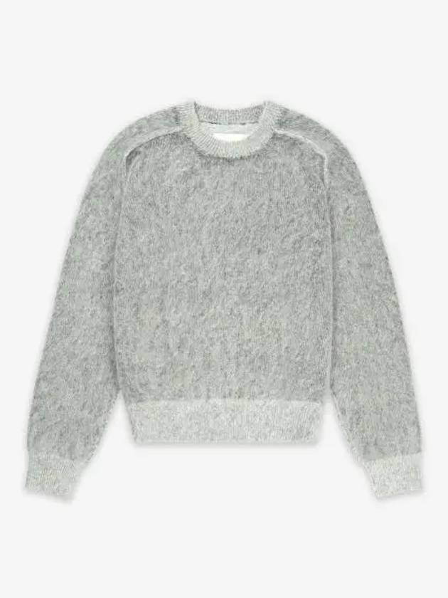 Brushed Mouline Knit Top Grey - JIL SANDER - BALAAN 2