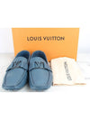 LV initial leather loafer blue 8 5 275 - LOUIS VUITTON - BALAAN 2