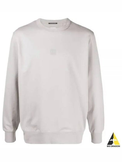 Metropolis Series Stretch Fleece Logo Sweatshirt Grey - CP COMPANY - BALAAN 2