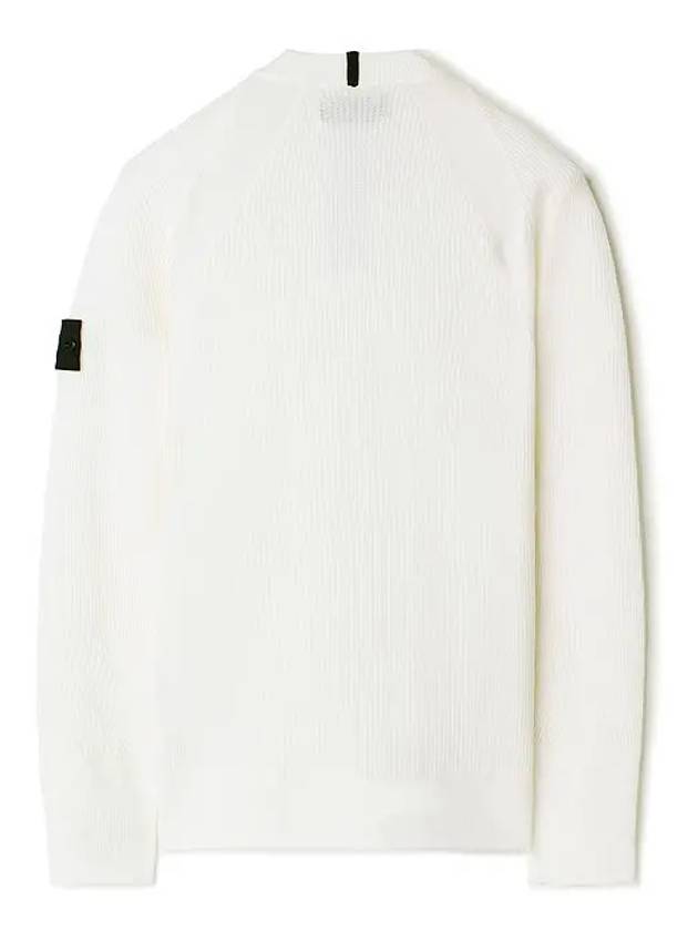 Shadow Project Wappen Patch Knit Top White - STONE ISLAND - BALAAN 3