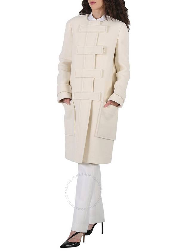 Women's Single Coat White - BURBERRY - BALAAN 3