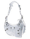 Lecagol XS Leather Shoulder Bag White - BALENCIAGA - BALAAN 3